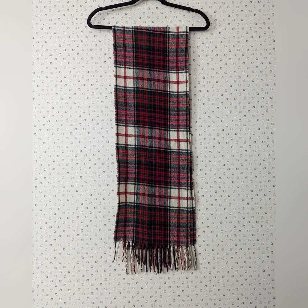 Wool Vintage Plaid Tartan Scarf Clan Scottish Highlander Outlander